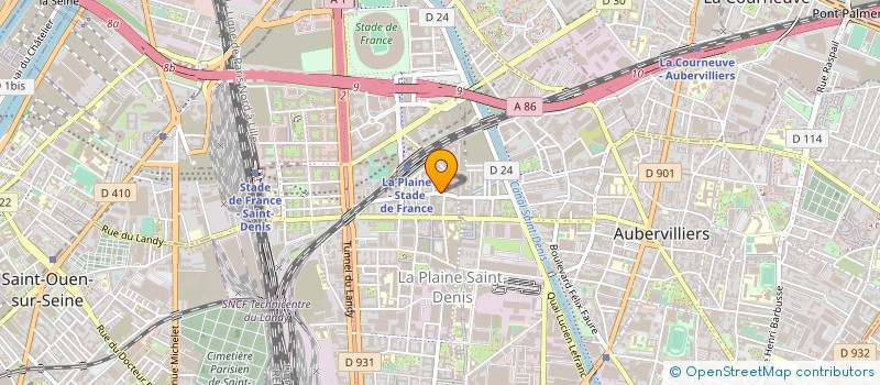 localisation de l'entreprise COMPTOIR FRANCAIS GEMMES METAUX PRECIEUX  SAINT-DENIS