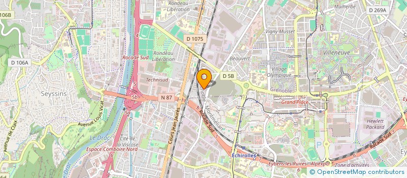 localisation de l'entreprise COMPTOIR FROMENT à GRENOBLE