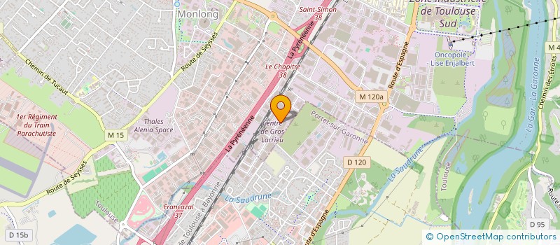 localisation de l'entreprise COMPTOIR GENERAL D ECLAIRAGE à TOULOUSE