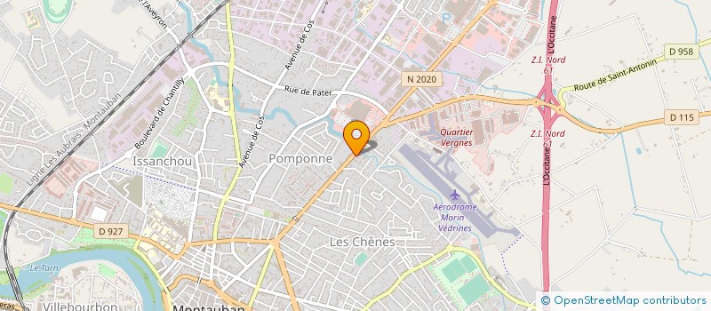 localisation de l'entreprise COMPTOIR GENERAL D'OUTILLAGE à MONTAUBAN