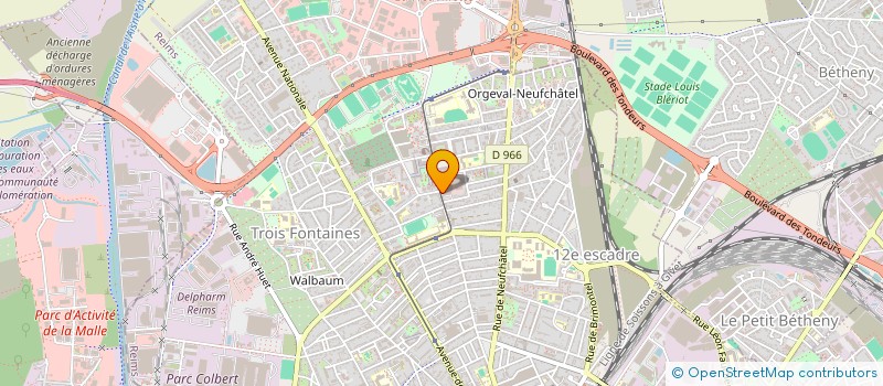 localisation de l'entreprise COMPTOIR GENERAL DE CHAMPAGNE à REIMS