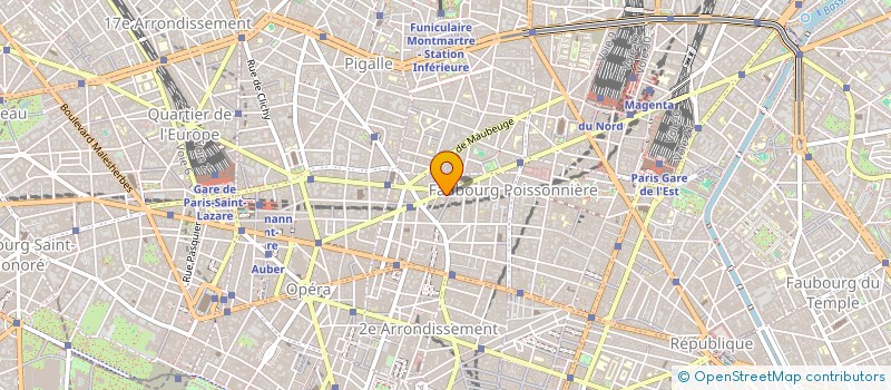 localisation de l'entreprise COMPTOIR GENERAL DE CHANGE  PARIS