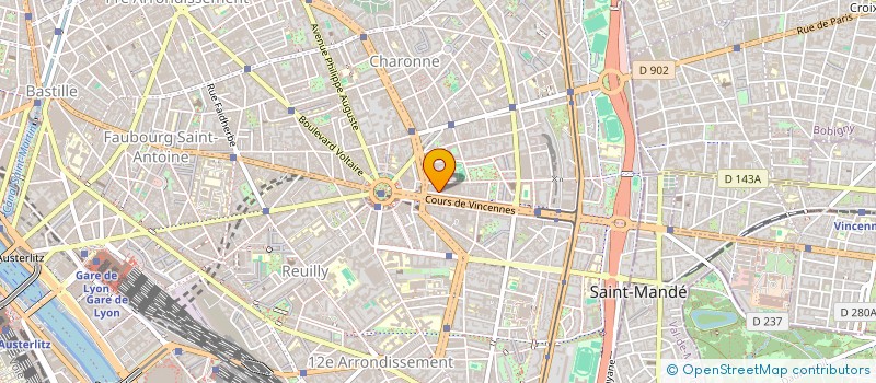 localisation de l'entreprise COMPTOIR GENERAL DE GEOLOGIE à PARIS