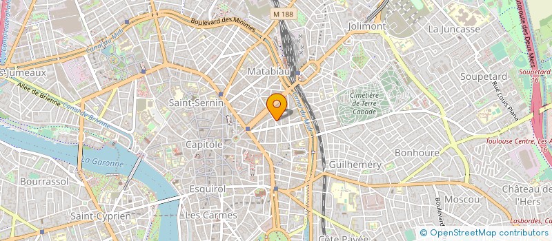localisation de l'entreprise COMPTOIR GENERAL DES METAUX PRECIEUX à TOULOUSE
