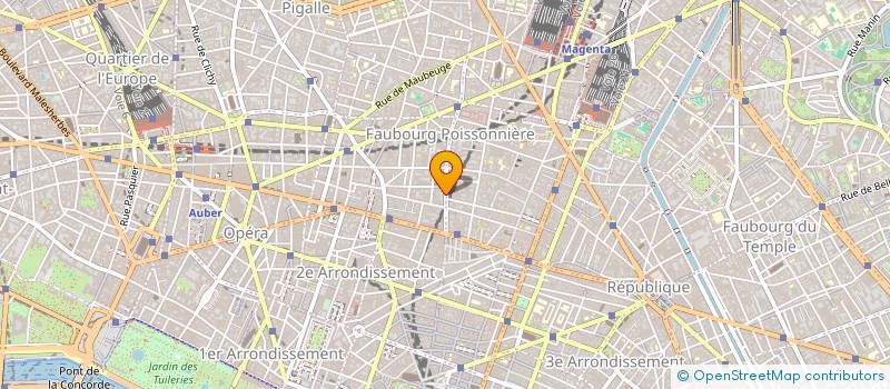 localisation de l'entreprise COMPTOIR GENERAL DU CUIR  PARIS