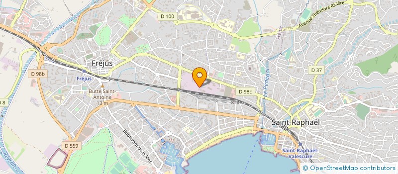 localisation de l'entreprise COMPTOIR GENERAL IMMOBILIER DU VAR à FREJUS