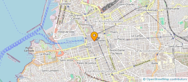 localisation de l'entreprise COMPTOIR GENERAL JOAILLERIE BIJOUTERIE à MARSEILLE