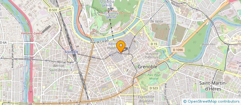 localisation de l'entreprise COMPTOIR GRENOBLOIS DE CHANGE à GRENOBLE