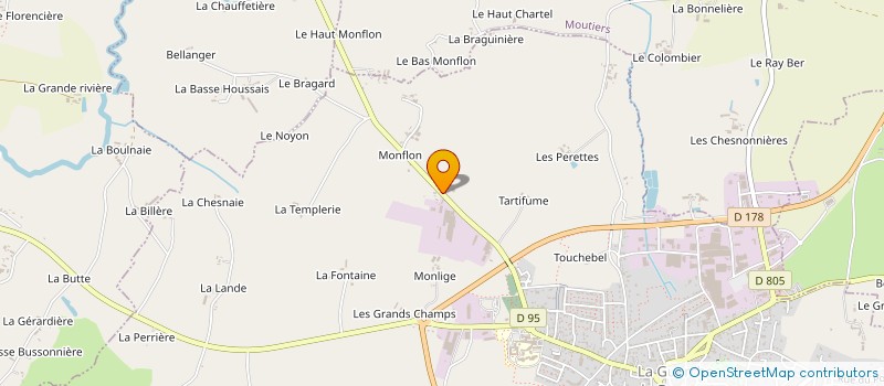 localisation de l'entreprise COMPTOIR GUERCHAIS DE MATERIAUX à LA GUERCHE-DE-BRETAGNE