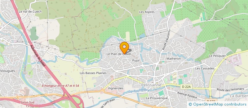 localisation de l'entreprise COMPTOIR HORLOGER DU SUD à PELISSANNE