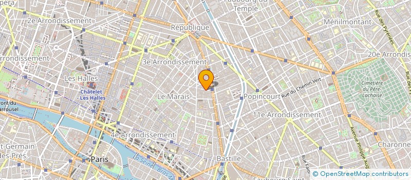 localisation de l'entreprise COMPTOIR IMMO PARIS à PARIS