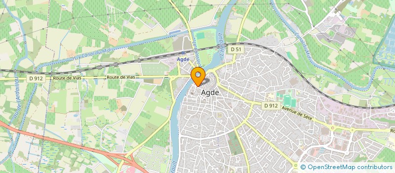 localisation de l'entreprise COMPTOIR IMMOBILIER AGATHOIS  AGDE