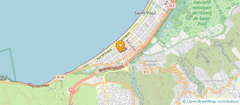 localisation de l'entreprise COMPTOIR IMMOBILIER DE LA REUNION à SAINT-PAUL