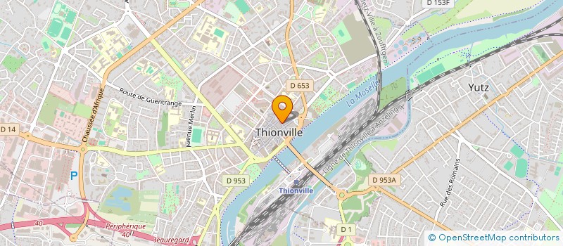 localisation de l'entreprise COMPTOIR IMMOBILIER L EST VENTES ACHATS à THIONVILLE