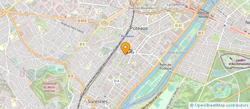localisation de l'entreprise COMPTOIR IMPORT DISTRIBUTION ELECTRIQUE à SURESNES