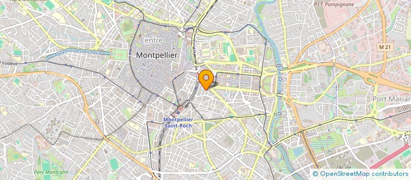 localisation de l'entreprise COMPTOIR INDUST REVETEMENTS ET PEINTURES à MONTPELLIER