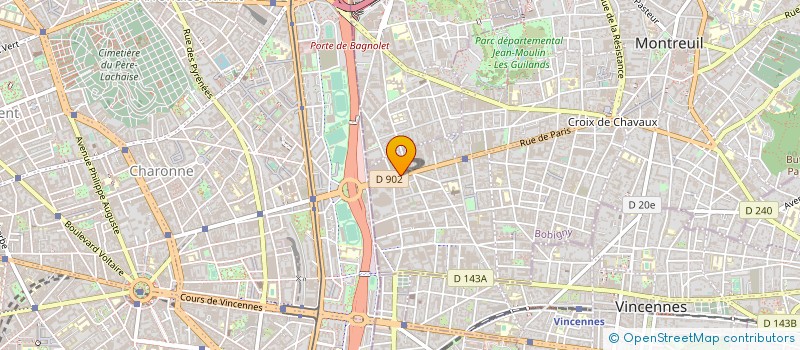 localisation de l'entreprise COMPTOIR INDUSTRIEL DE DISTRIBUTION à MONTREUIL