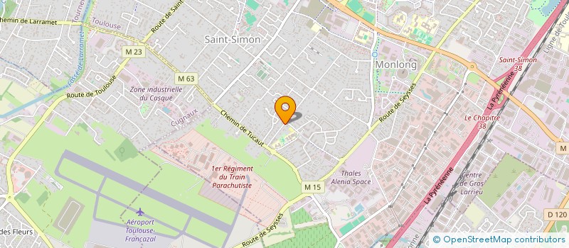 localisation de l'entreprise COMPTOIR INDUSTRIEL DE MATERIEL à TOULOUSE