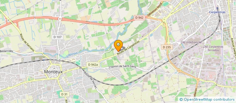 localisation de l'entreprise COMPTOIR INTER PROFE ELECTRO MENAGER à MONTEUX