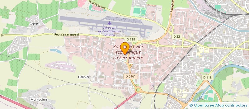 localisation de l'entreprise COMPTOIR INTER REGION EQUIP PROFESSION  CARCASSONNE