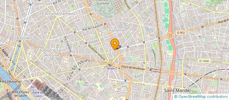 localisation de l'entreprise COMPTOIR INTERIM DU BATIMENT  PARIS