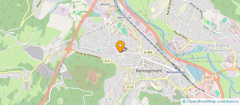 localisation de l'entreprise COMPTOIR INTERNAT DES TEXTILES à REMIREMONT