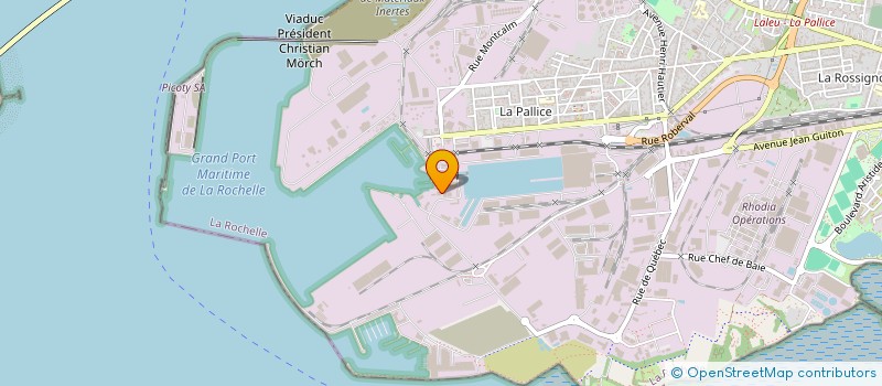 localisation de l'entreprise COMPTOIR INTERNATIONAL DE LA PIERRE à LA ROCHELLE