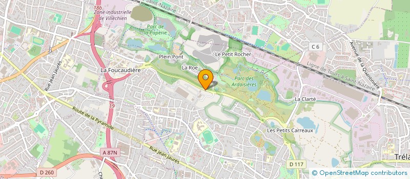 localisation de l'entreprise COMPTOIR INTERNATIONAL DU CHEVAL  LOIRE-AUTHION