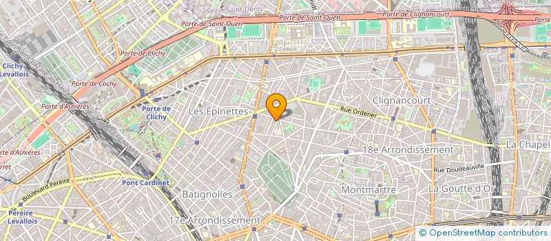 localisation de l'entreprise COMPTOIR INTERNATIONAL MOTOCYCLE à PARIS