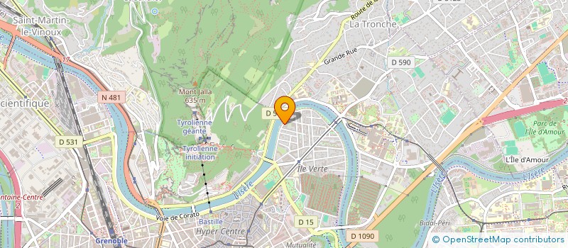 localisation de l'entreprise COMPTOIR ISERE DEUX SAVOIES à GRENOBLE