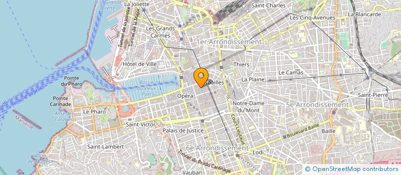 localisation de l'entreprise COMPTOIR JOAILLERIE SCES FABRICATIONS  MARSEILLE