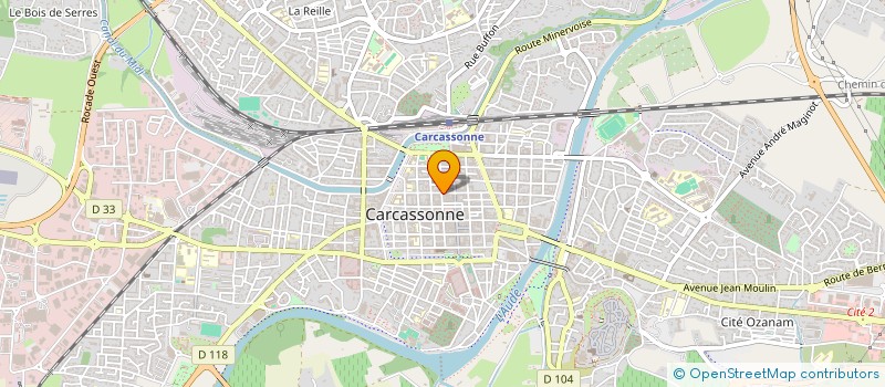 localisation de l'entreprise COMPTOIR LUDIQUE à CARCASSONNE