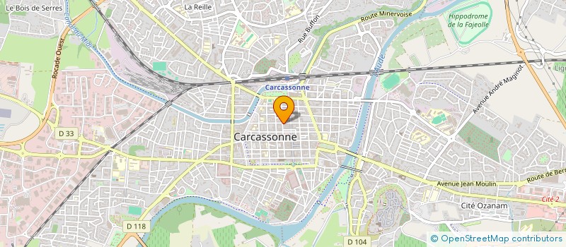 localisation de l'entreprise COMPTOIR LUDIQUE  CARCASSONNE