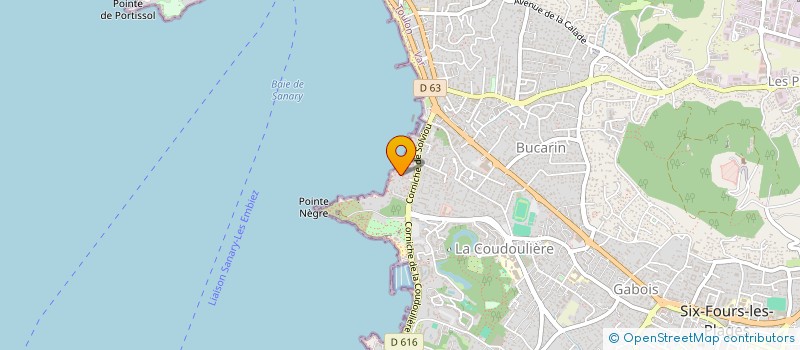 localisation de l'entreprise COMPTOIR LUMIGROS à SIX-FOURS-LES-PLAGES