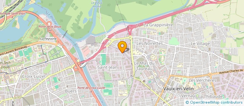 localisation de l'entreprise COMPTOIR LYONNAIS DE DIFFUSION  OULLINS-PIERRE-BENITE