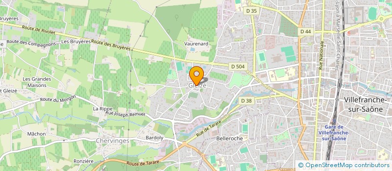 localisation de l'entreprise COMPTOIR M  GLEIZE