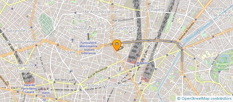 localisation de l'entreprise COMPTOIR MAGENTA  PARIS