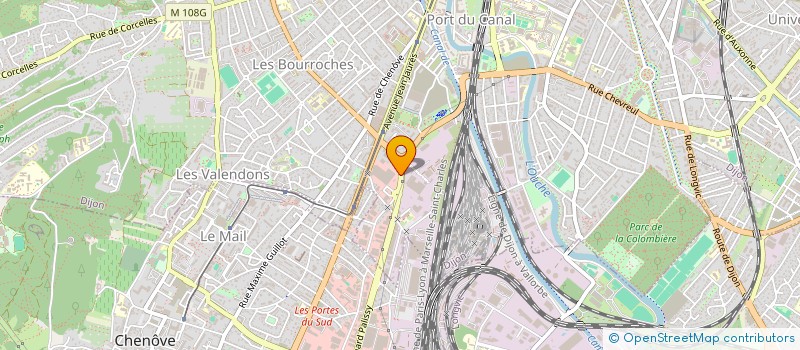 localisation de l'entreprise COMPTOIR MAJOR à DIJON