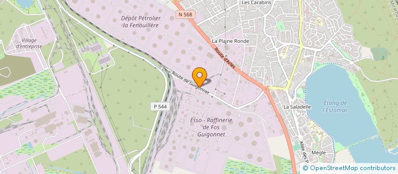 localisation de l'entreprise COMPTOIR MANUTENTION STOCKAGE  FOS-SUR-MER