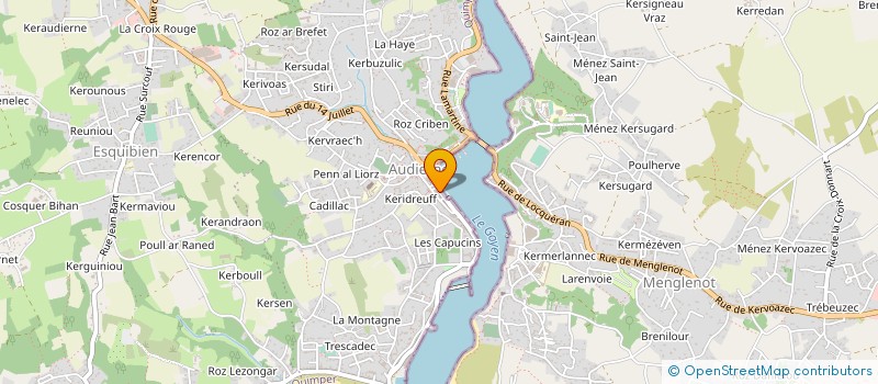 localisation de l'entreprise COMPTOIR MARITIME DE L'IROISE à AUDIERNE