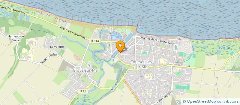 localisation de l'entreprise COMPTOIR MARITIME ET INDUSTRIEL à COURSEULLES-SUR-MER