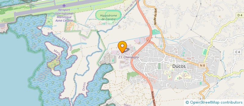 localisation de l'entreprise COMPTOIR MARTINIQUAIS D'INVESTISSEMENT  DUCOS