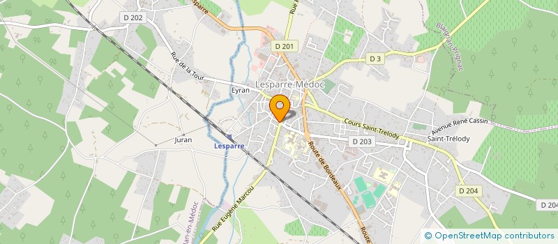 localisation de l'entreprise COMPTOIR MEDICAL à LESPARRE-MEDOC