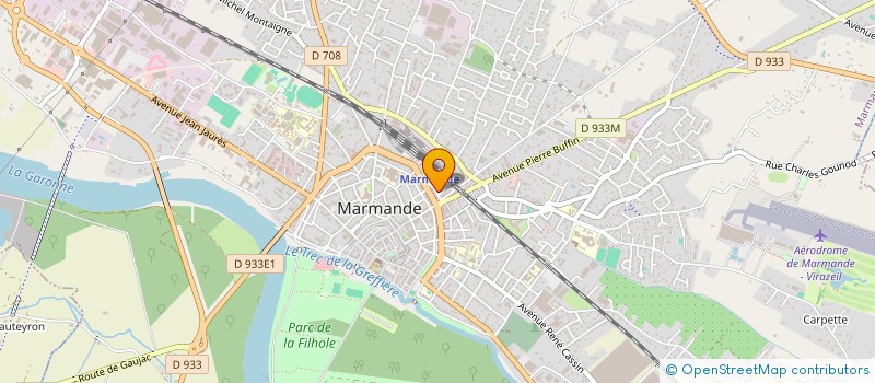 localisation de l'entreprise COMPTOIR MEDICAL AQUITAIN à MARMANDE