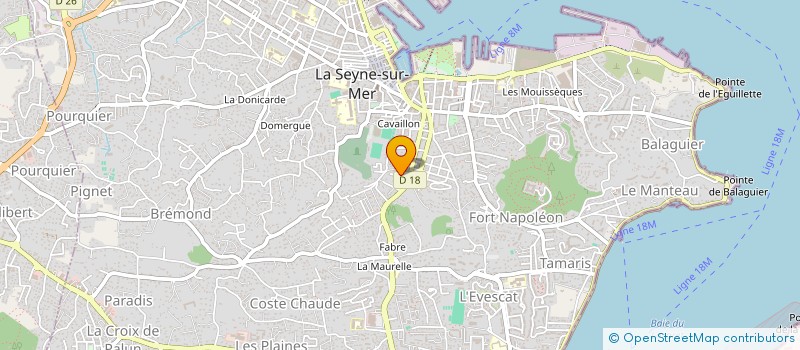 localisation de l'entreprise COMPTOIR MEDITER THERMIQUE ET AERAULIQUE à LA SEYNE-SUR-MER