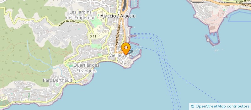 localisation de l'entreprise COMPTOIR MEDITERRANEEN ACCESSOIRES AUTOMOBILES à AJACCIO