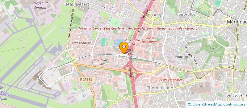 localisation de l'entreprise COMPTOIR MONETIQUE à MERIGNAC