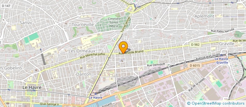 localisation de l'entreprise COMPTOIR MONTIVILLONS DE REDISTRIBUTION  LE HAVRE