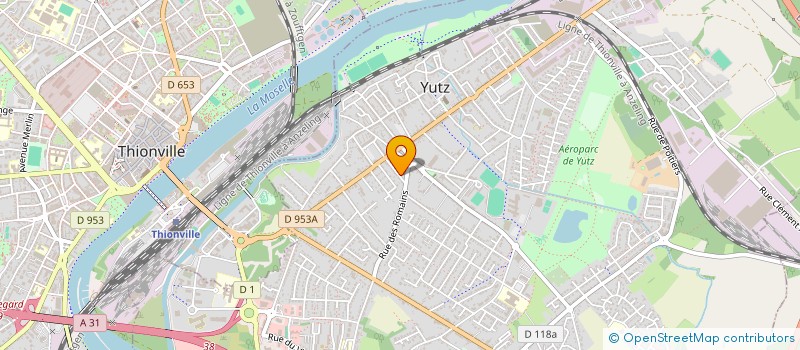 localisation de l'entreprise COMPTOIR MOSELLAN D ALIMENTATION à YUTZ
