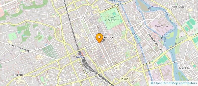 localisation de l'entreprise COMPTOIR NANCEIEN DE L'OR à NANCY